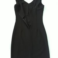 Черна официална скъпа рокля със сегмент-изкуство. Къса и сексапилна , елегантна, с цип на гърба,нова, снимка 12 - Рокли - 37264710