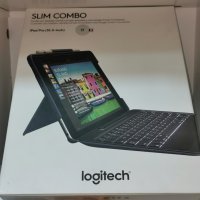 Logitech безжична клавиатура с кейс и поставка за iPad PRO 10.5 / употребяван, снимка 4 - Аксесоари за Apple - 40290655