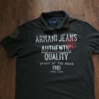 armani jeans - страхотна мъжка тениска, снимка 5 - Тениски - 37430092