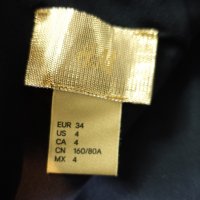 H&M XS къс кожен топ/бюстие без ръкав, снимка 5 - Корсети, бюстиета, топове - 39033470
