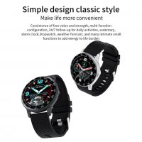 Смарт часовник H30, 42mm, Bluetooth, IP67, Черен, снимка 3 - Смарт гривни - 35407622