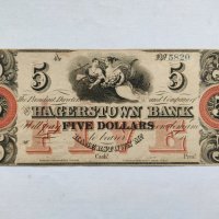 5 долара от Гражданската война на САЩ, снимка 1 - Нумизматика и бонистика - 34430229