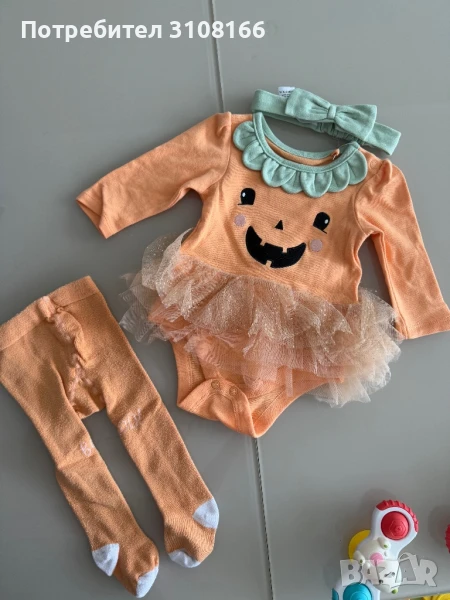 Halloween бебешки комплект за момиче , снимка 1