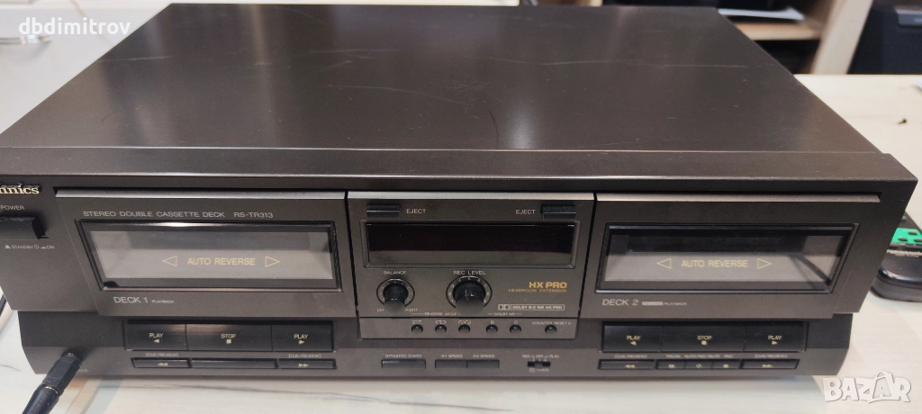 Продавам касетен дек Technics RS-TR313, снимка 1