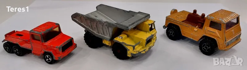 MAJORETTE три метални камиончета., снимка 1