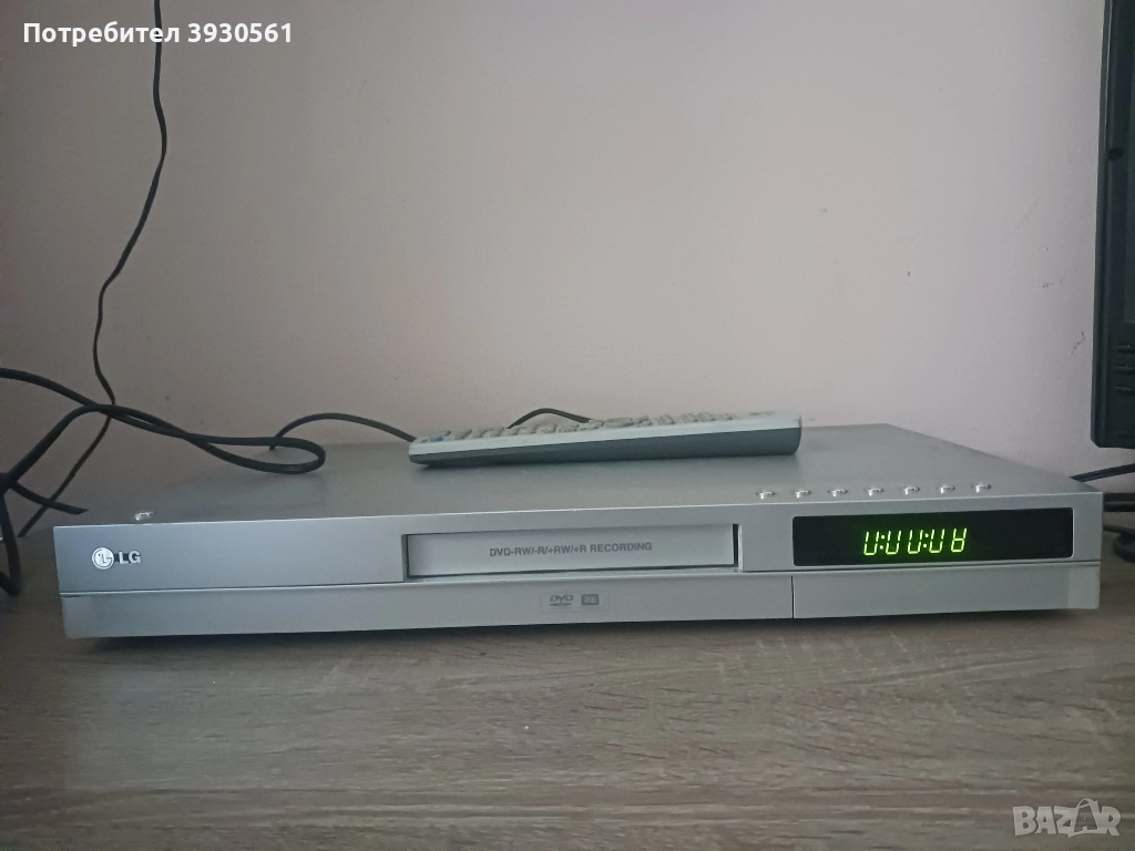 Записващо LG  dvd rw с дистанционно управление, снимка 1