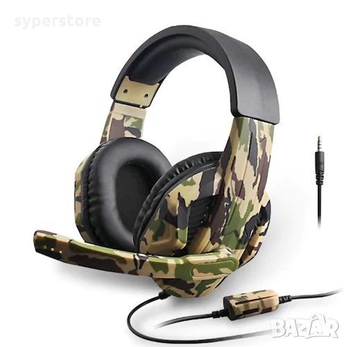 Слушалки с микрофон Digital One SP01158 A1 Woodland американски камуфлаж, Геймърски слушалки, Gaming, снимка 1