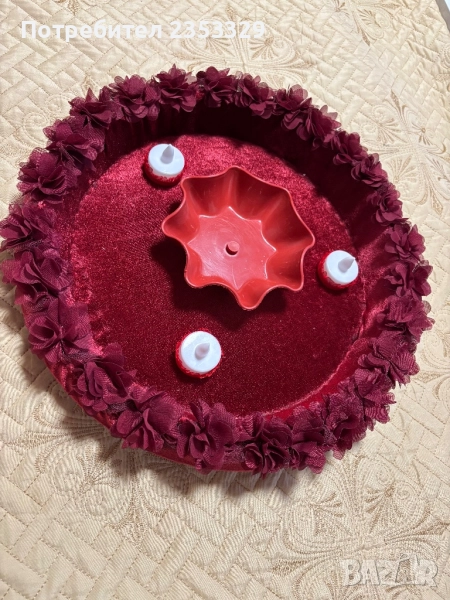 Традиционна поставка за къна - ръчна изработка, снимка 1