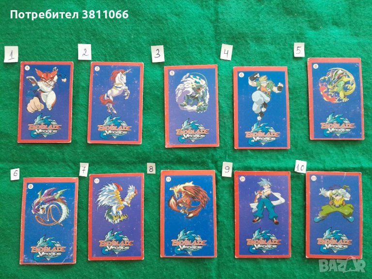 BeyBlade cards/ Колекционерски Бейблейд карти от дъвки 2002-2004г., снимка 1