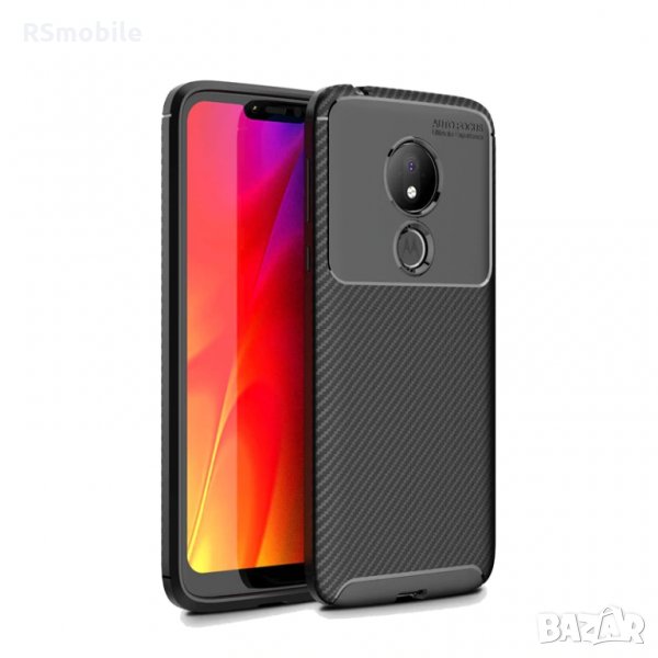 Motorola Moto G7 Play - Удароустойчив Кейс Гръб FIBER, снимка 1