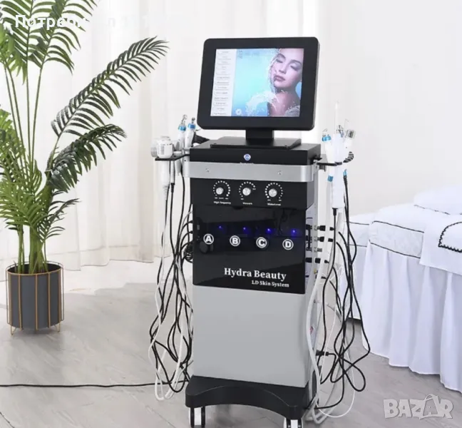 Професионален апарат за лице- Аква пилинг 14 в 1, снимка 1