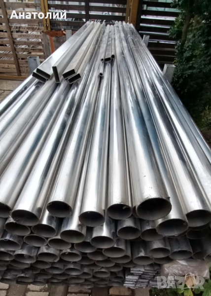 Алуминиеви тръби Ф 50, 3.65 дължина., снимка 1