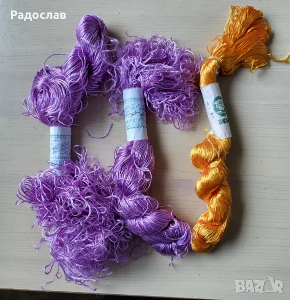 Продавам прежда коприна 3 гранчета
, снимка 1