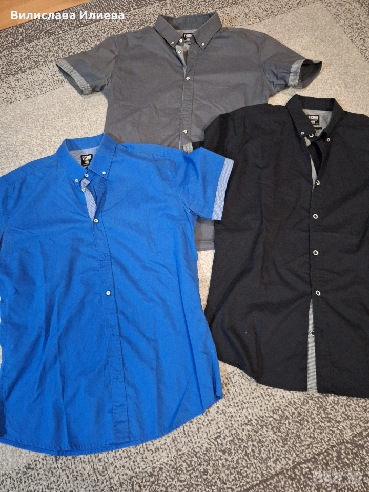 Лот от 3бр.мъжки ризи, снимка 1
