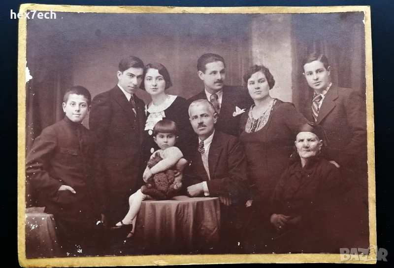 ❤️ ⭐ Стара снимка върху картон ⭐ ❤️, снимка 1