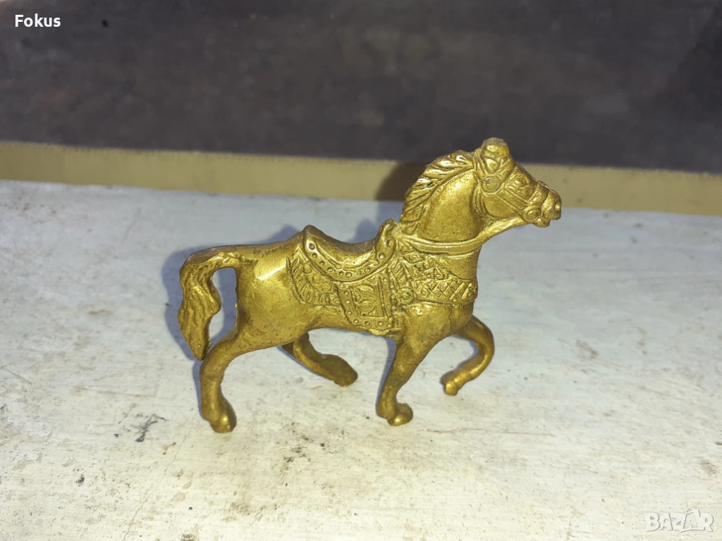 Конче статуетка фигура пластика бронз, снимка 1