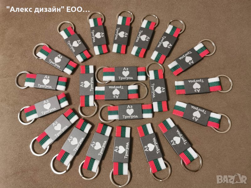 Гравиран ключодържател с Ваш надпис, послание, дата., снимка 1