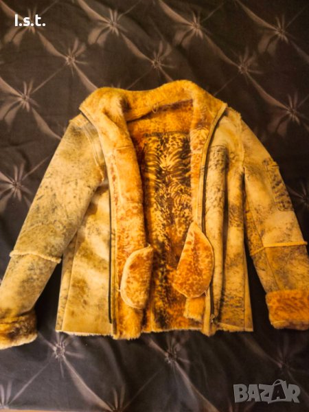 Кожено яке с пух отвътре , снимка 1