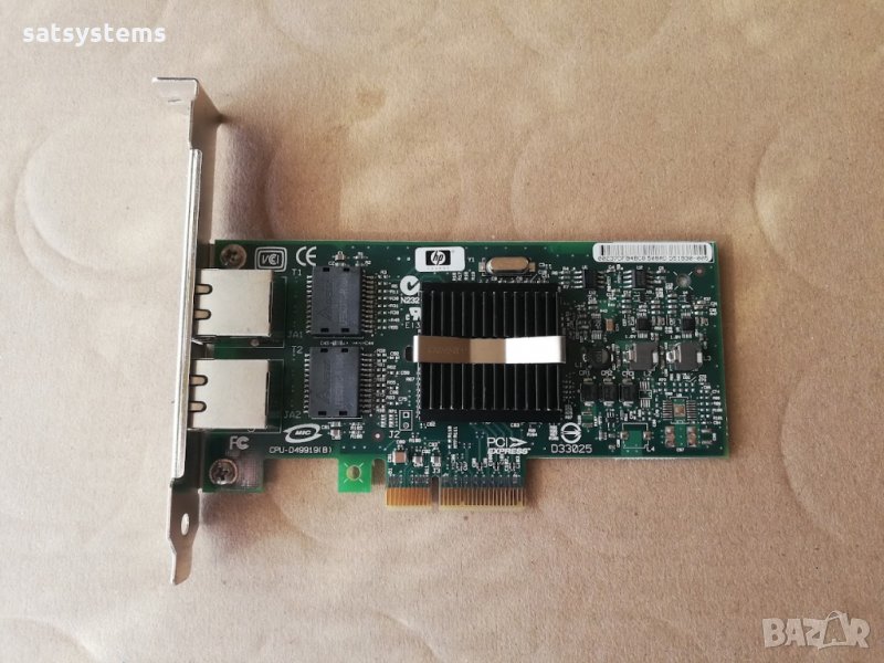 HP NC360T PCI Express Dual Port Gigabit Server Adapter, снимка 1