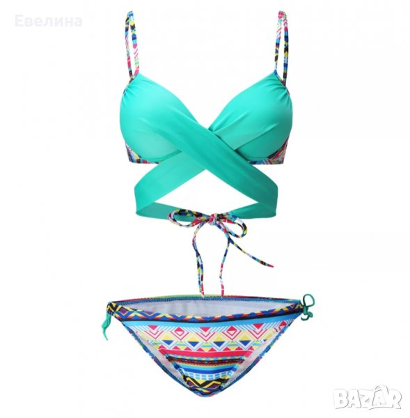 Дамски бански от две части, нов, размер S/M, снимка 1