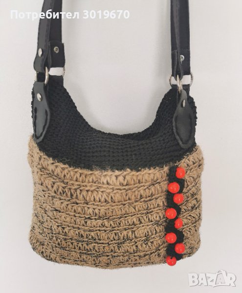 Чанта плетена чанта, снимка 1