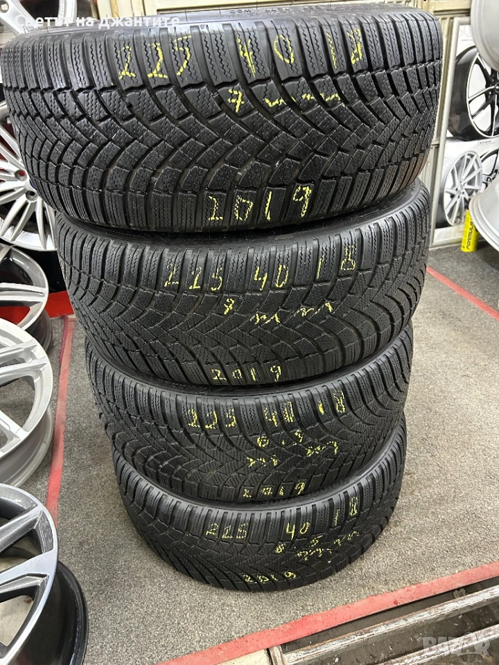 Гуми Зимни 225/40/18 Bridgestone 4 бр, снимка 1