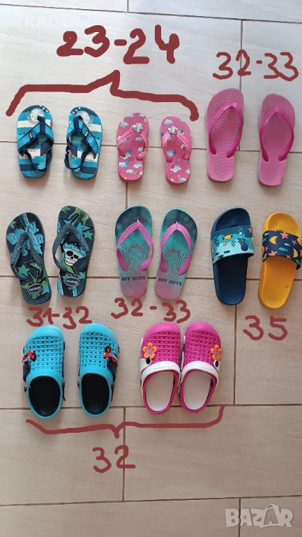 Джапанки чехли  HAVAIANAS Decathlon Nabaiji Crocs Dedoles  Dupezinho, снимка 1