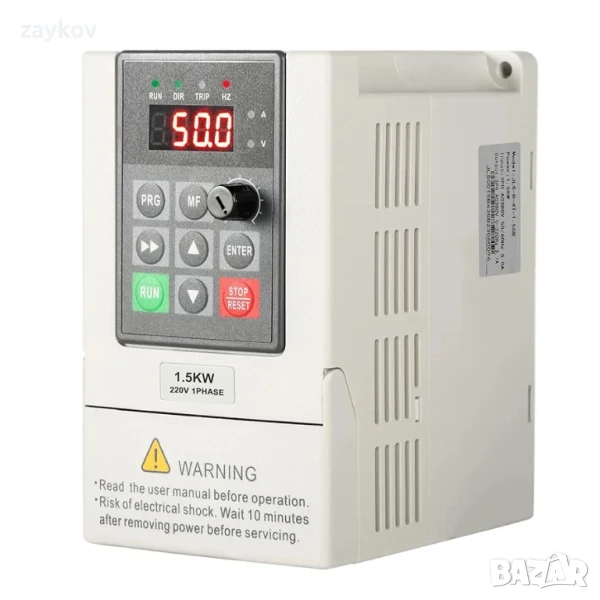 Честотно задвижване Jadeshay, еднофазен вход 220V към трифазен изход 380V, VFD инверторен честотен, снимка 1