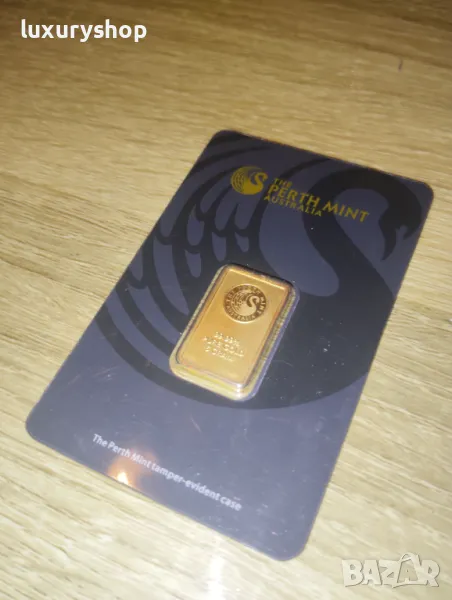 Златно кюлче 5 грама Perth Mint, снимка 1