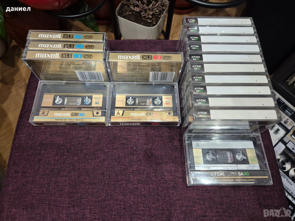 17 бр. качествени аудио касети TDK SA90 и MAXELL XLII60/90 "златни" - TYPE II - хромна лента, снимка 1
