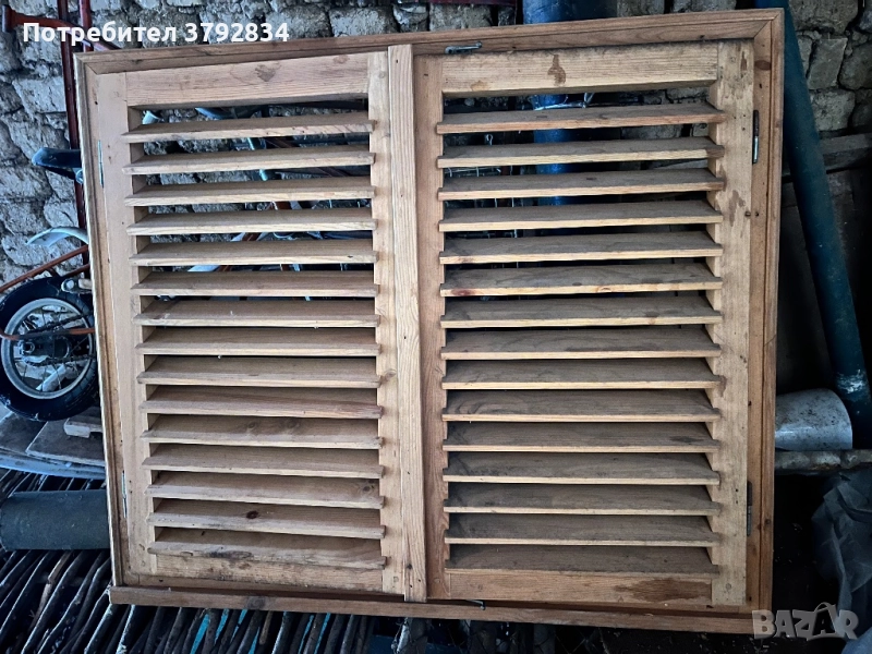 Дървена дограма с капаци НОВА, снимка 1