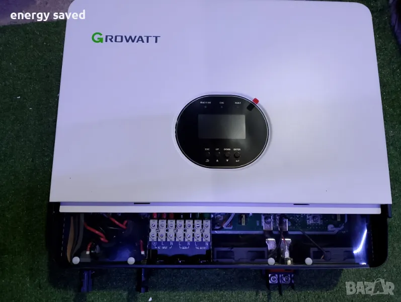 Хибриден инвертор Growatt 6kw с WiFi-F. Комплект с Lifepo4-5,6KW,Безплатна доставка., снимка 1