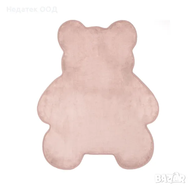 Декоративен килим, Плюшено мече, 90x110 см, Бежов, снимка 1