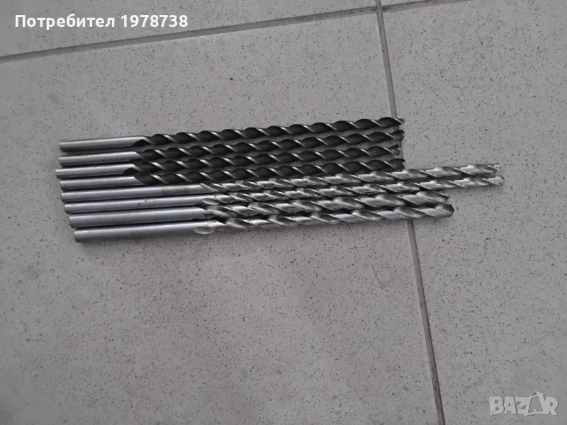 Продавам бургий 10 и 8 mm., снимка 1