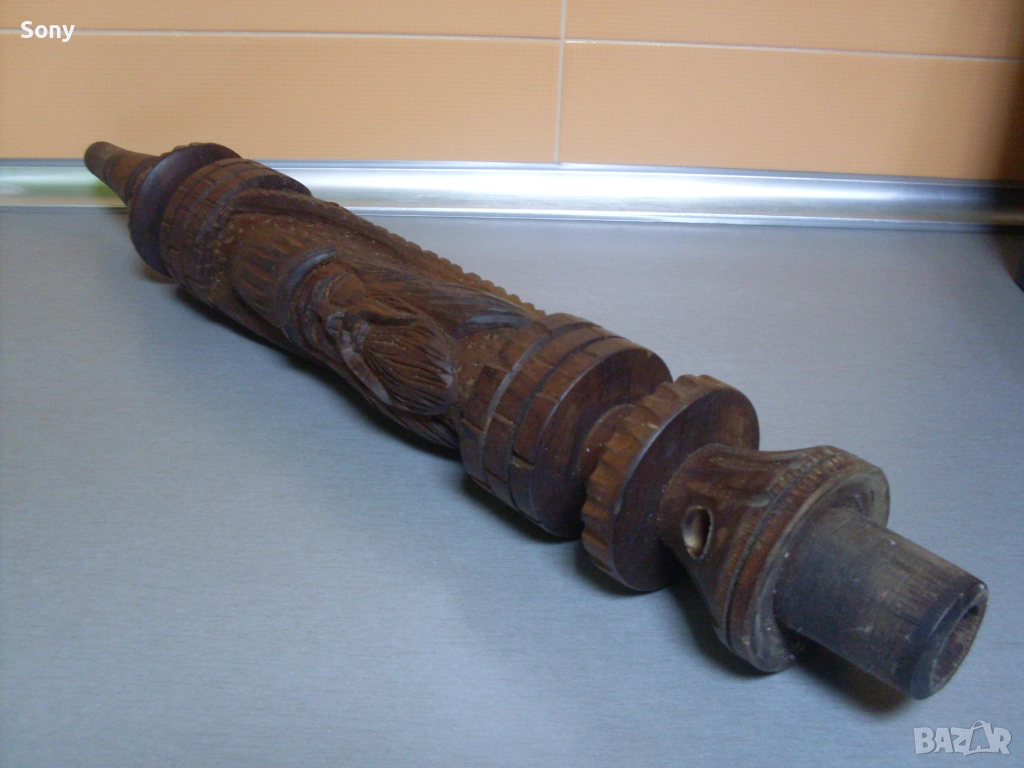 Стара дърворезба- наргиле., снимка 1
