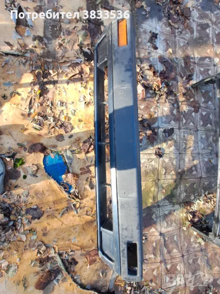 Предна широка броня за Vw Golf & Jetta Mk2 граф. сив металик, снимка 1