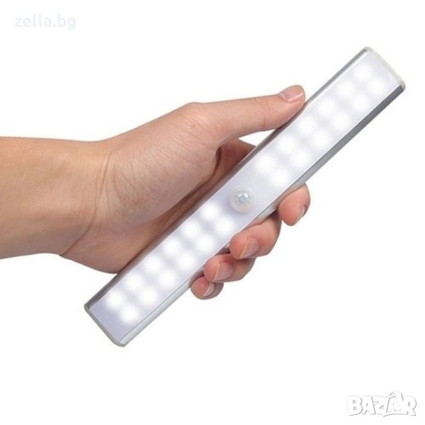 LED лампа с вътрешен сензор за движение с USB зареждане осветителни тела лампи прилагат магнитно осв, снимка 1