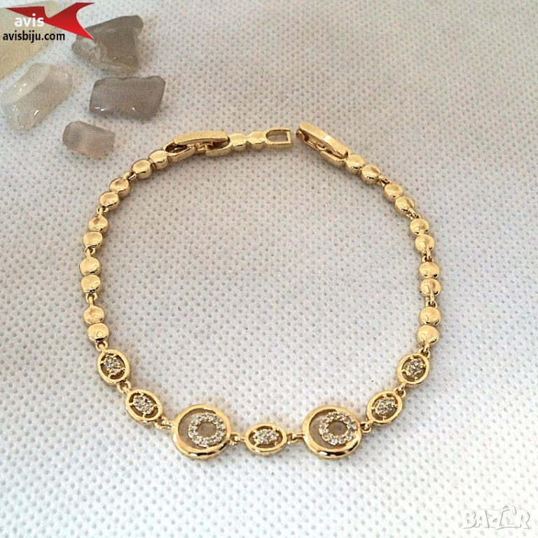 Гривна с 14К златно покритие 234831, снимка 1