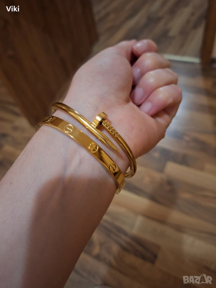 златни гривни cartier, снимка 1