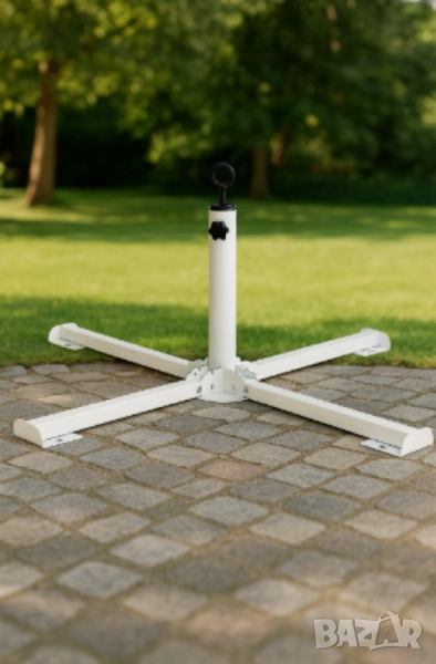 Стойка за чадъри (Подходяща за ,,Квадратен градински чадър"), снимка 1