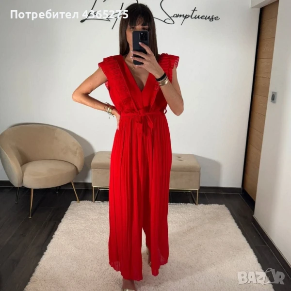 Уникални гащеризон, дължина до прасеца ,лек и ефирен,стои много стилно , снимка 1