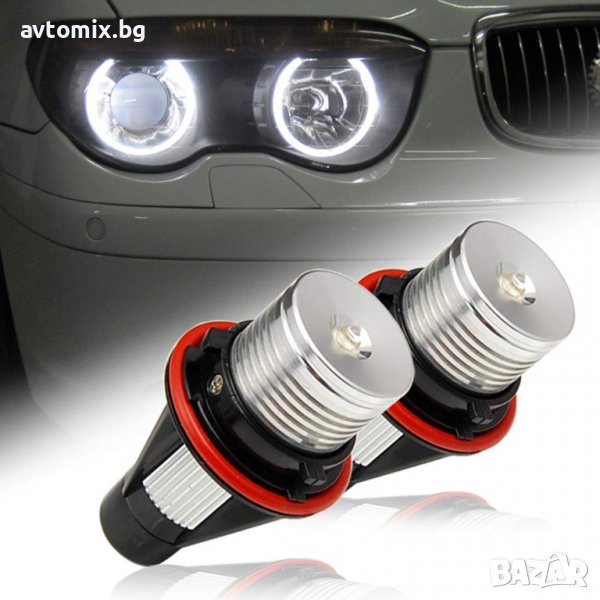 LED крушки Angel Eyes /Ангелски очи/BMW E39 E60 E63 E65 E87, снимка 1