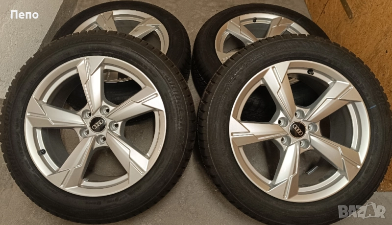 Оригинални нови джанти с гуми зимни 18 цола за Audi A6 дот 2023г, снимка 1