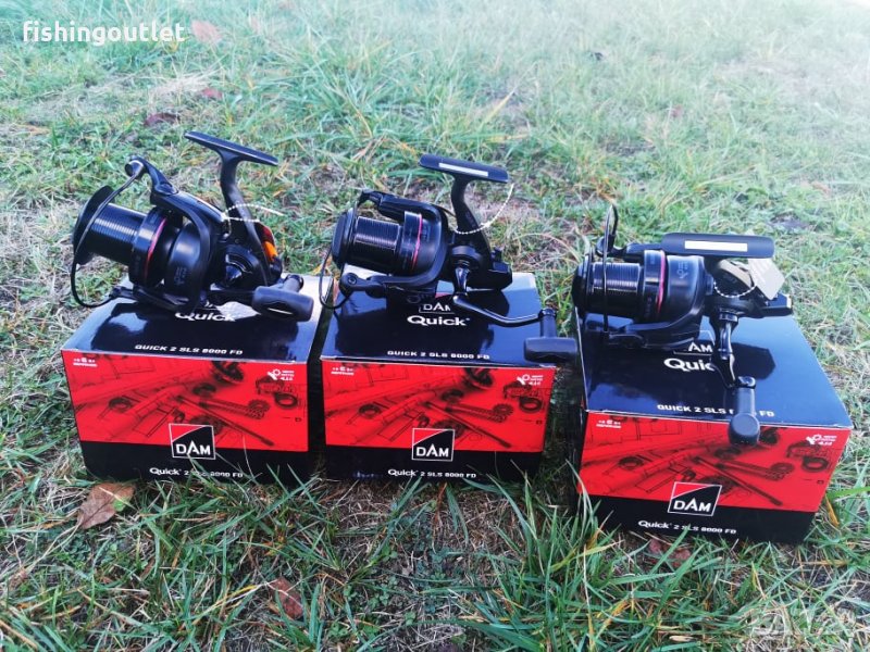  Немска макара за шаран и сом DAM QUICK 2 SLS 8000 FD / 3 бр - 420 лв, снимка 1