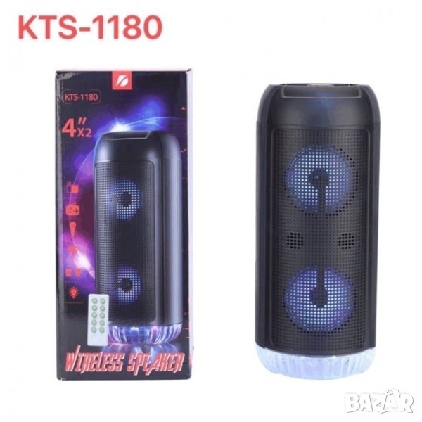 KTS-1180 Колона с Bluetooth (Led осветление) и говорители, снимка 1