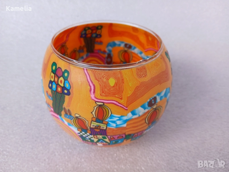 Поставка за свещ с уникален дизайн, снимка 1