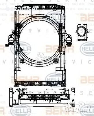 Воден Радиатор Iveco 4121 4781, снимка 1