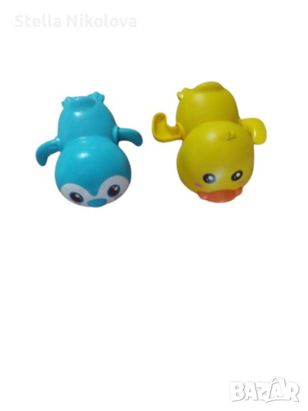 Играчки Пате и Делфин плуващи във вода-комплект, снимка 1