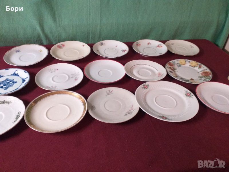 Баварски порцелан 15 броя чинийки, снимка 1