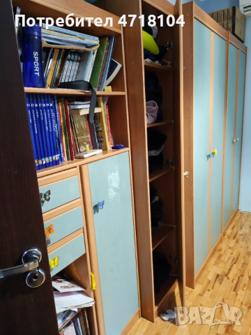 Детска секция и легло, снимка 2 - Мебели за детската стая - 53213192